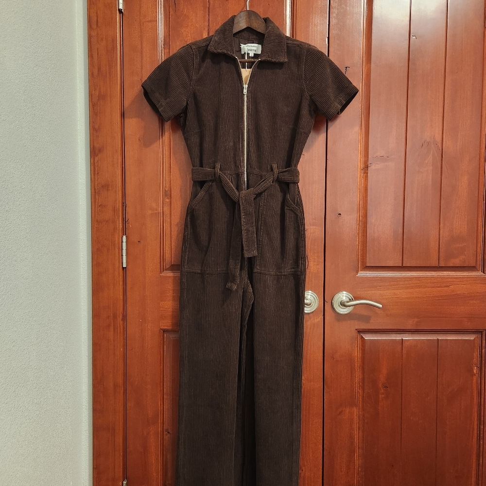 Reformation Cassidy Corduroy Jumpsuit, Size 2, NWT